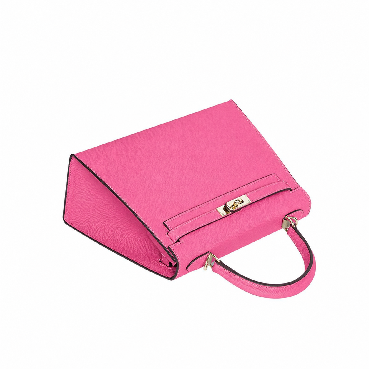 Fuchsia Élan Top Handle Bag