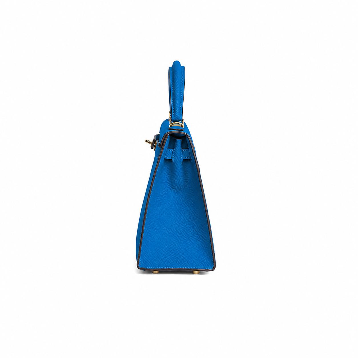 Cobalt Frame Top Handle Bag