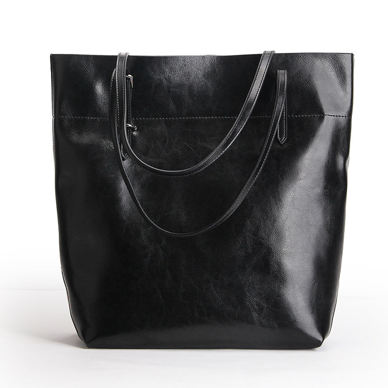 Top Grain Cowhide Oil Waxed Tote Bag