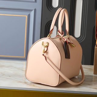 Beige VVN Leather Boston Satchel Bag - VVISN