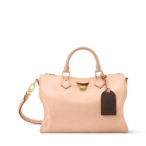 Beige VVN Leather Boston Satchel Bag - VVISN