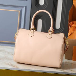 Beige VVN Leather Boston Satchel Bag - VVISN