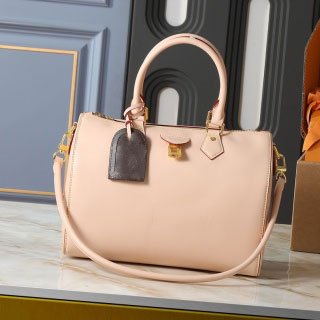 Beige VVN Leather Boston Satchel Bag - VVISN