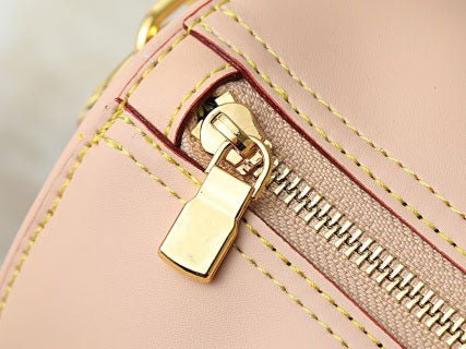 Beige VVN Leather Boston Satchel Bag - VVISN