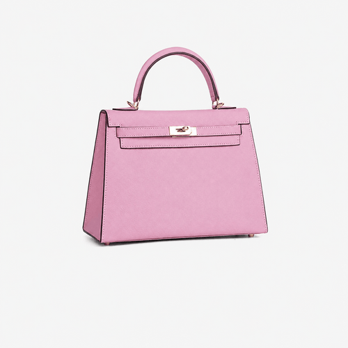 Blush Lock Top Handle Bag - VVISN