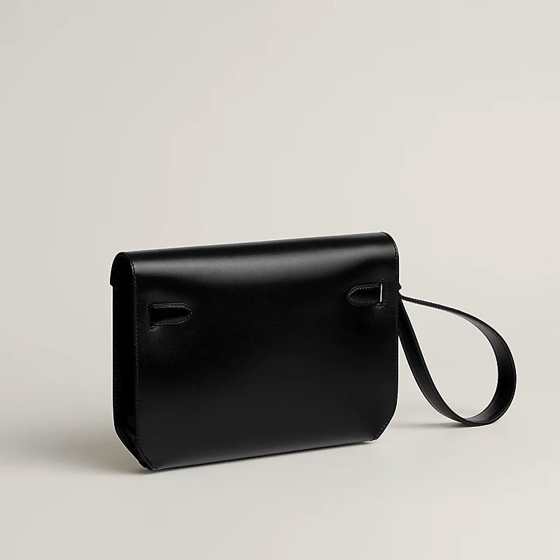 Box Calfskin Pouch with Black PVD - VVISN