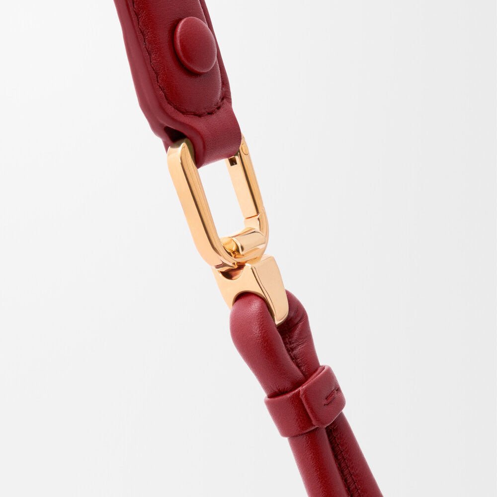 Burnt Red Supple Calfskin Madrid Bag - VVISN