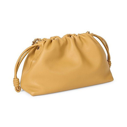 Butter Yellow Nappa Flamenco Purse Bag - VVISN