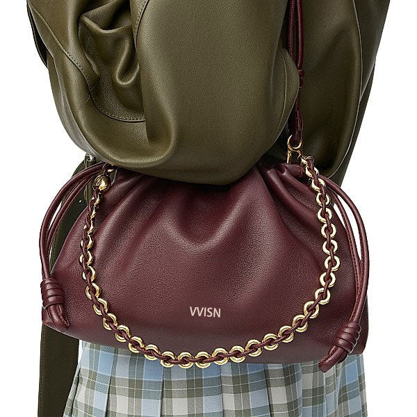 Butter Yellow Nappa Flamenco Purse Bag - VVISN