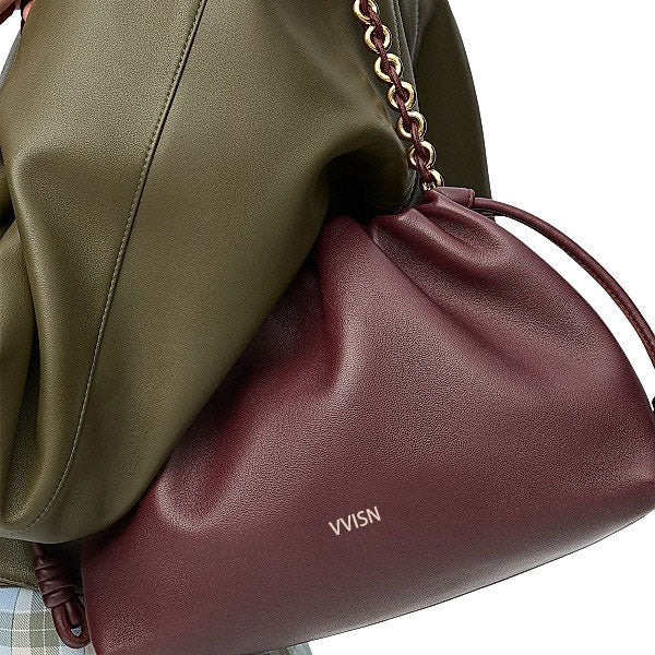 Butter Yellow Nappa Flamenco Purse Bag - VVISN