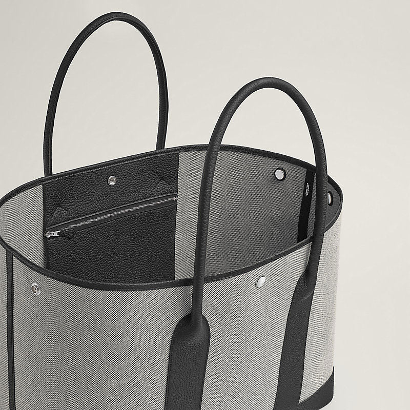 Canvas and Calfskin Large Tote Bag - VVISN