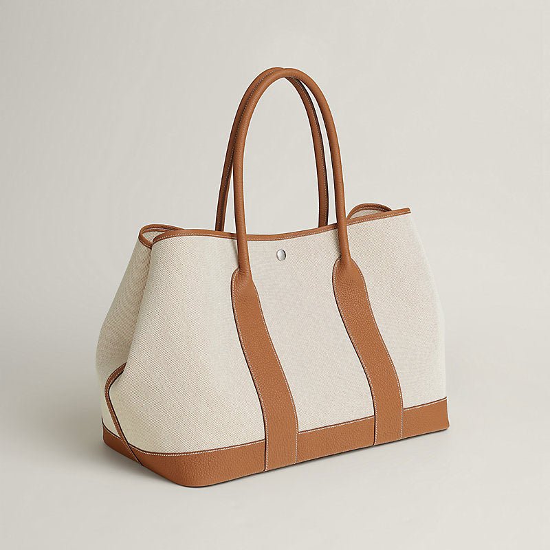Canvas and Negonda Calfskin Tote Bag - VVISN