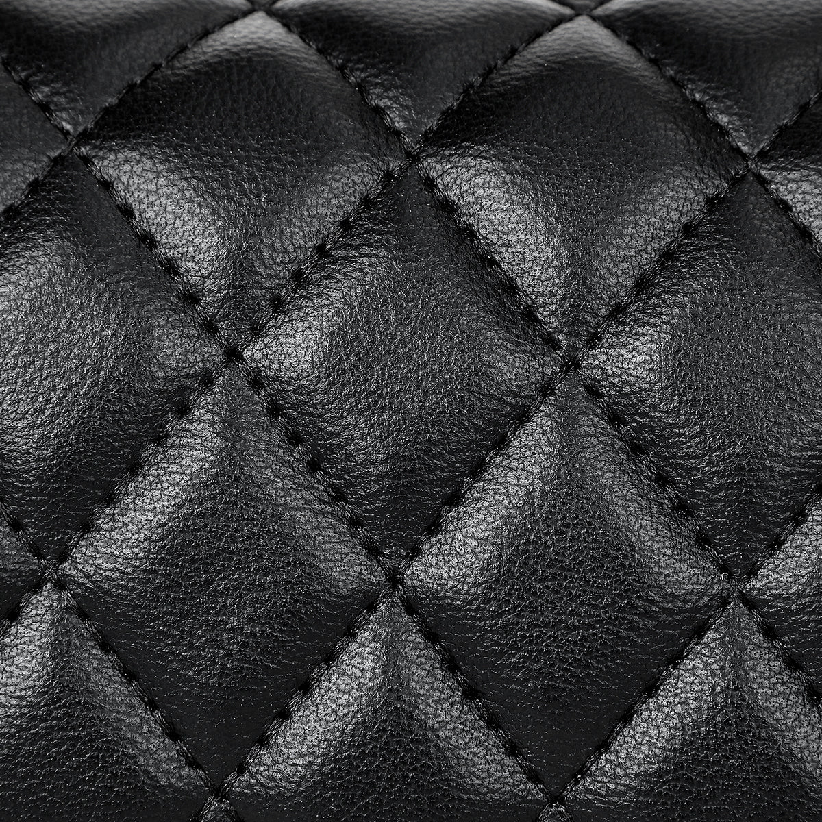 Classic Black Lychee Leather Handbag - VVISN