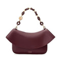 Dark Burgundy Smooth Calfskin Ola Bag - VVISN