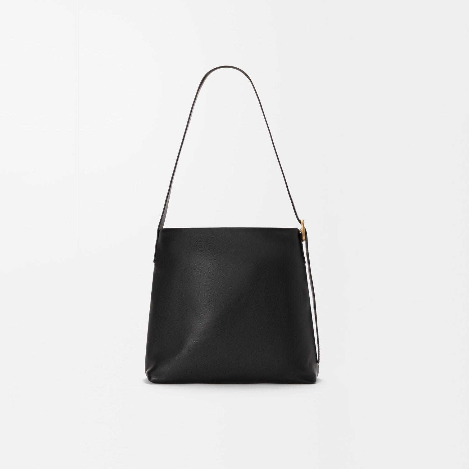 Draped Nappa Leather Shoulder Bag - VVISN