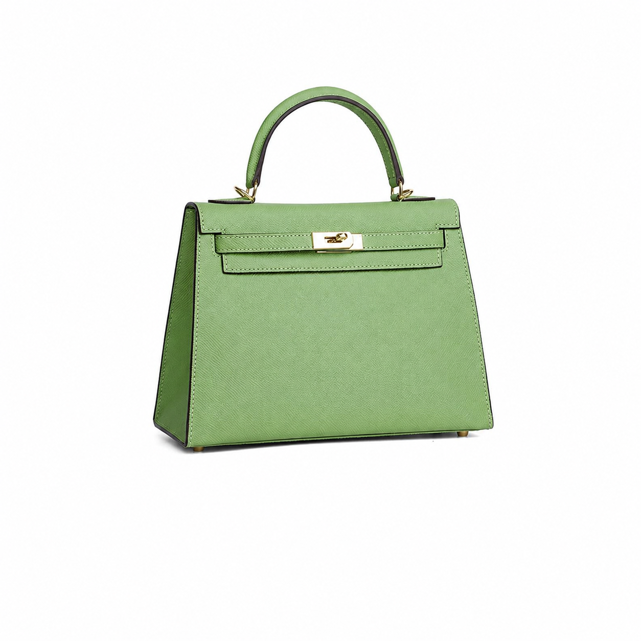 Sage Lock Top Handle Bag