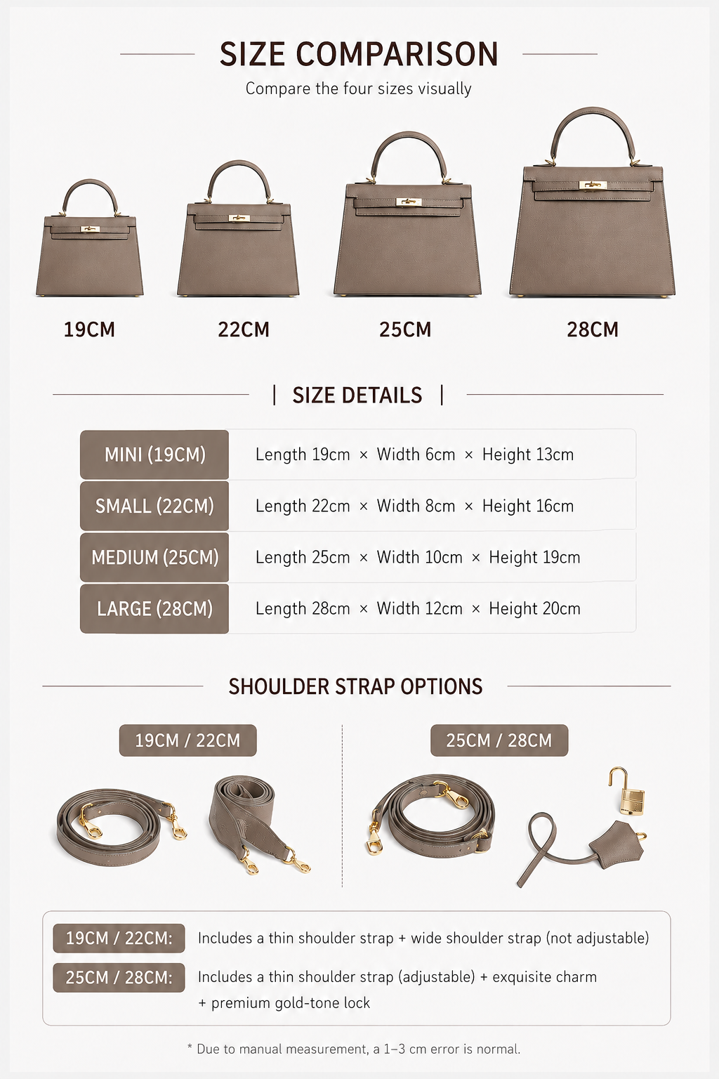 Taupe Lock Structured Top Handle Bag outfit scenario