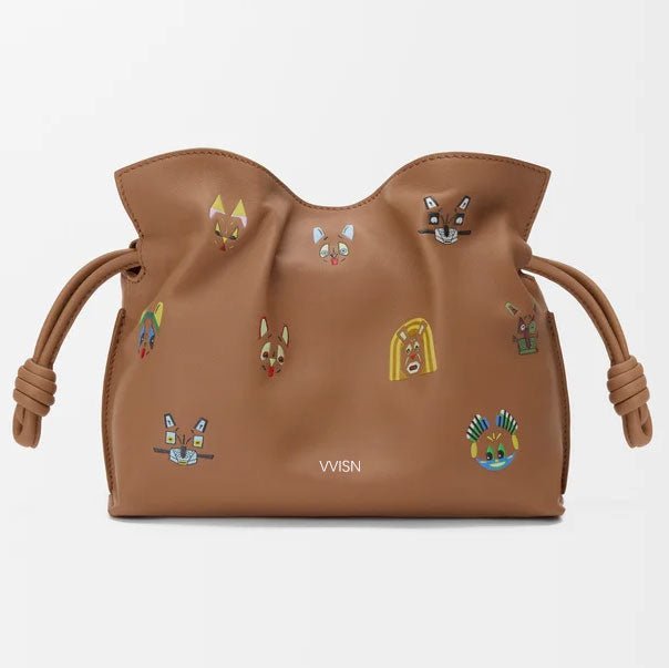 Flamenco Mini 3D Cat Print Clutch - VVISN