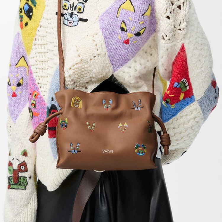 Flamenco Mini 3D Cat Print Clutch - VVISN