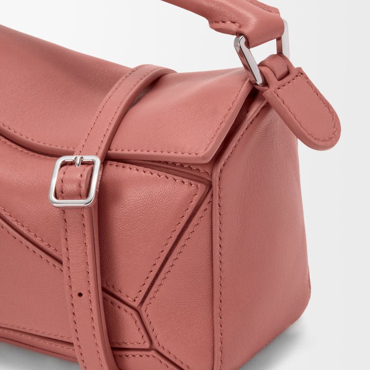 Geometric Leather Shoulder Crossbody Bag - VVISN