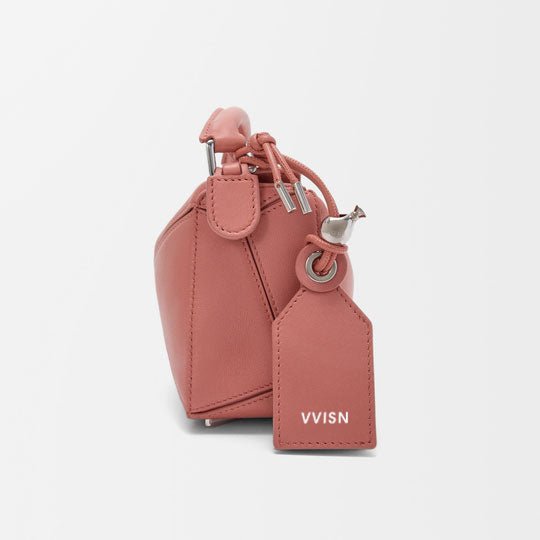 Geometric Leather Shoulder Crossbody Bag - VVISN