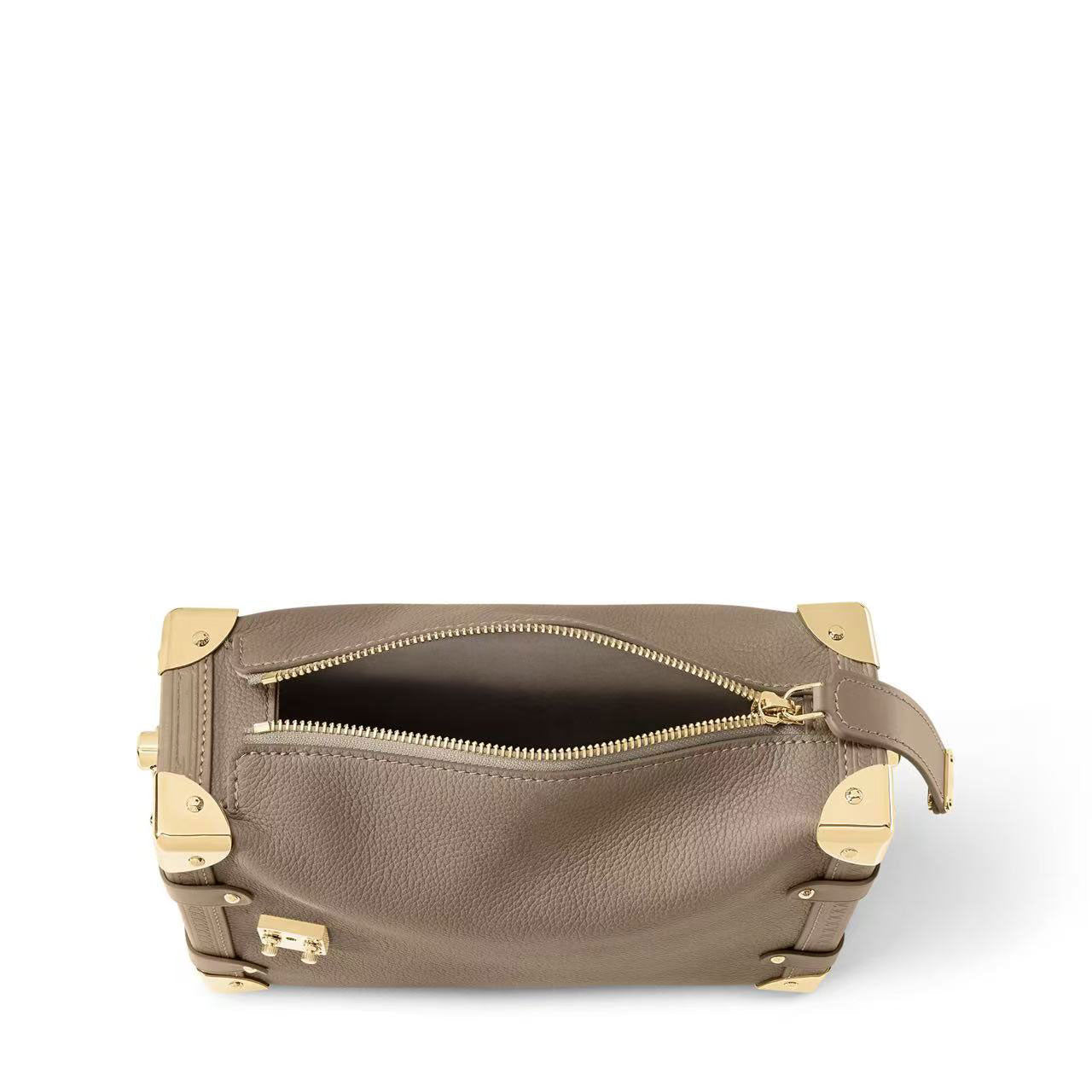 Grained Calf Leather Side Trunk Handbag - VVISN