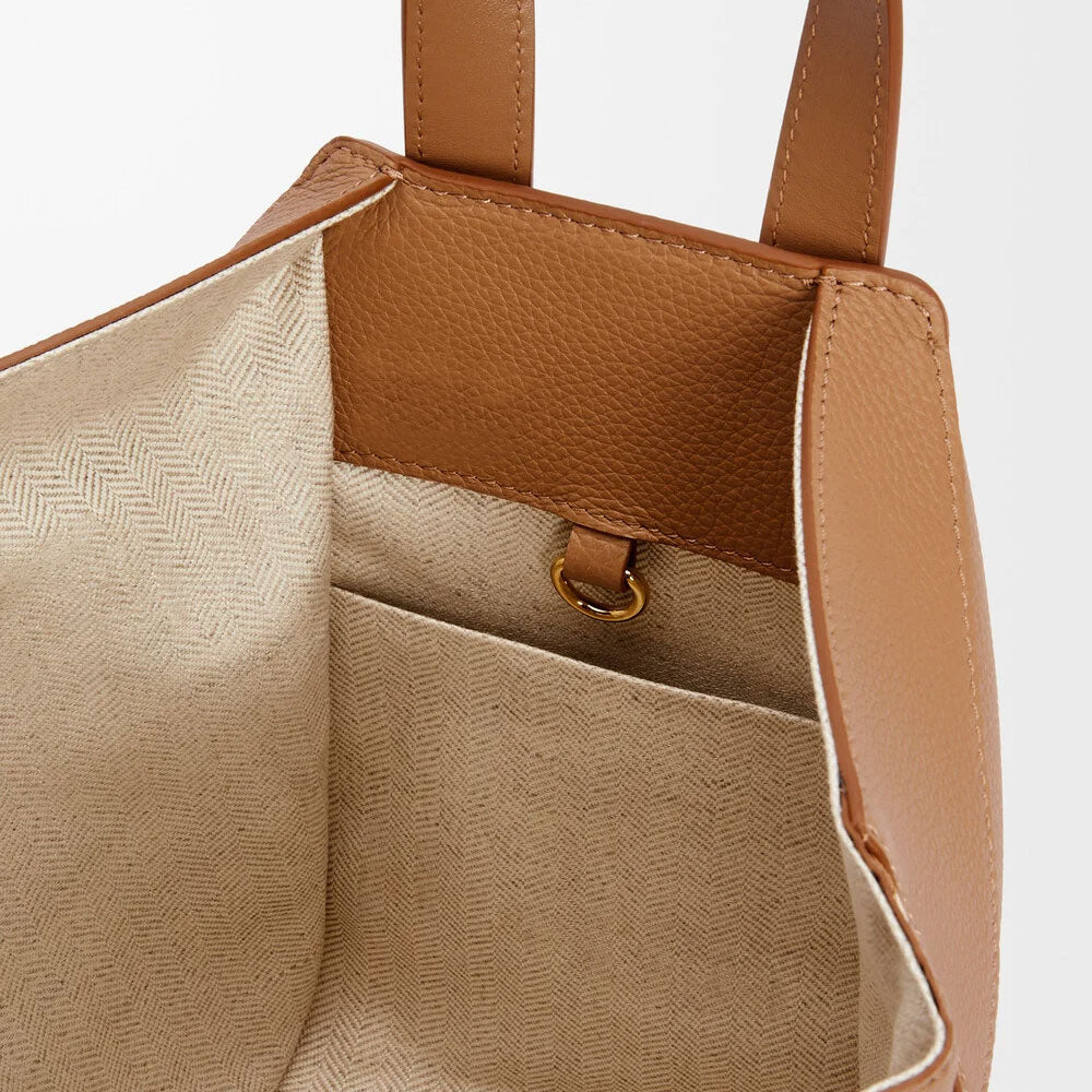 Grained Calfskin Hammock Shoulder Bag - VVISN