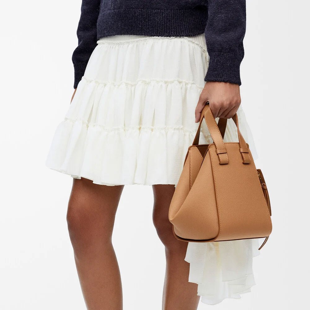 Grained Calfskin Hammock Shoulder Bag - VVISN