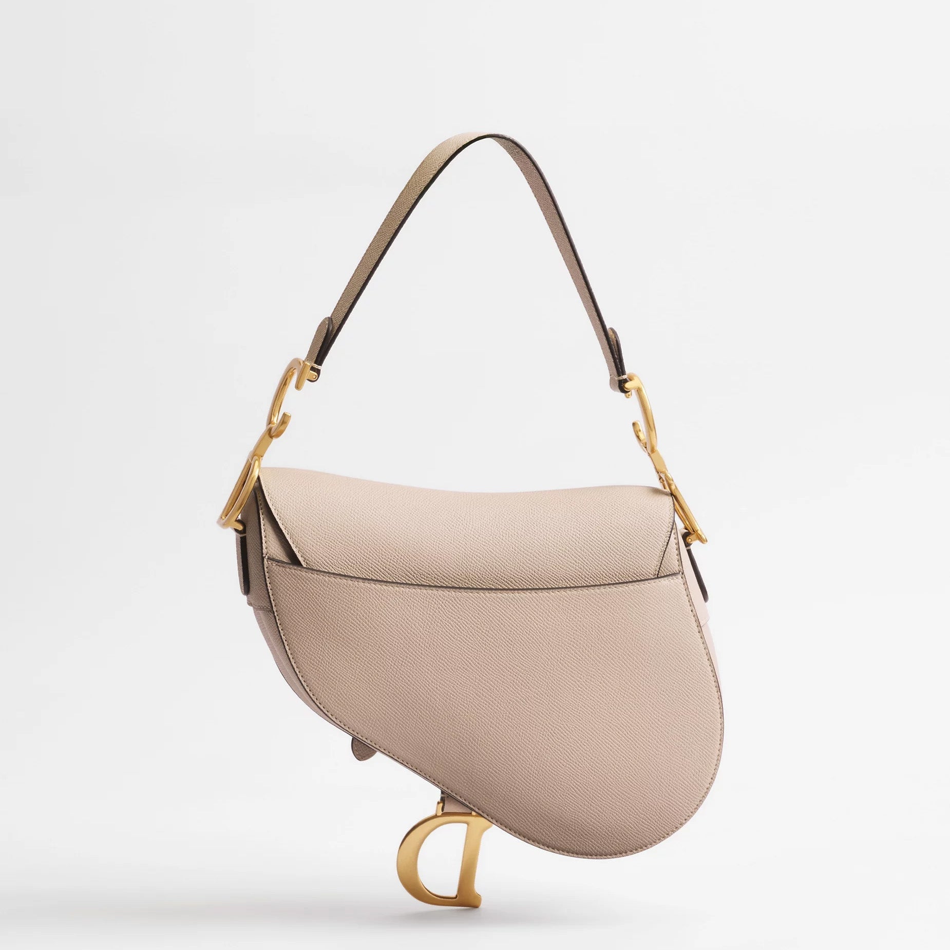 Grained Calfskin Saddle Flap Bag - VVISN