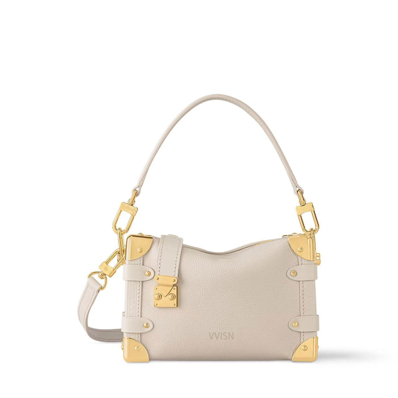 Grained Leather Side Trunk Bag - VVISN