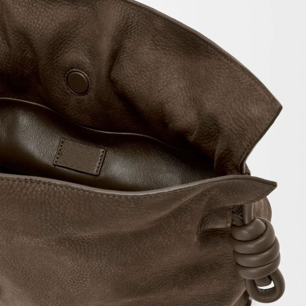 Grained Nubuck Flamenco Clutch Bag - VVISN