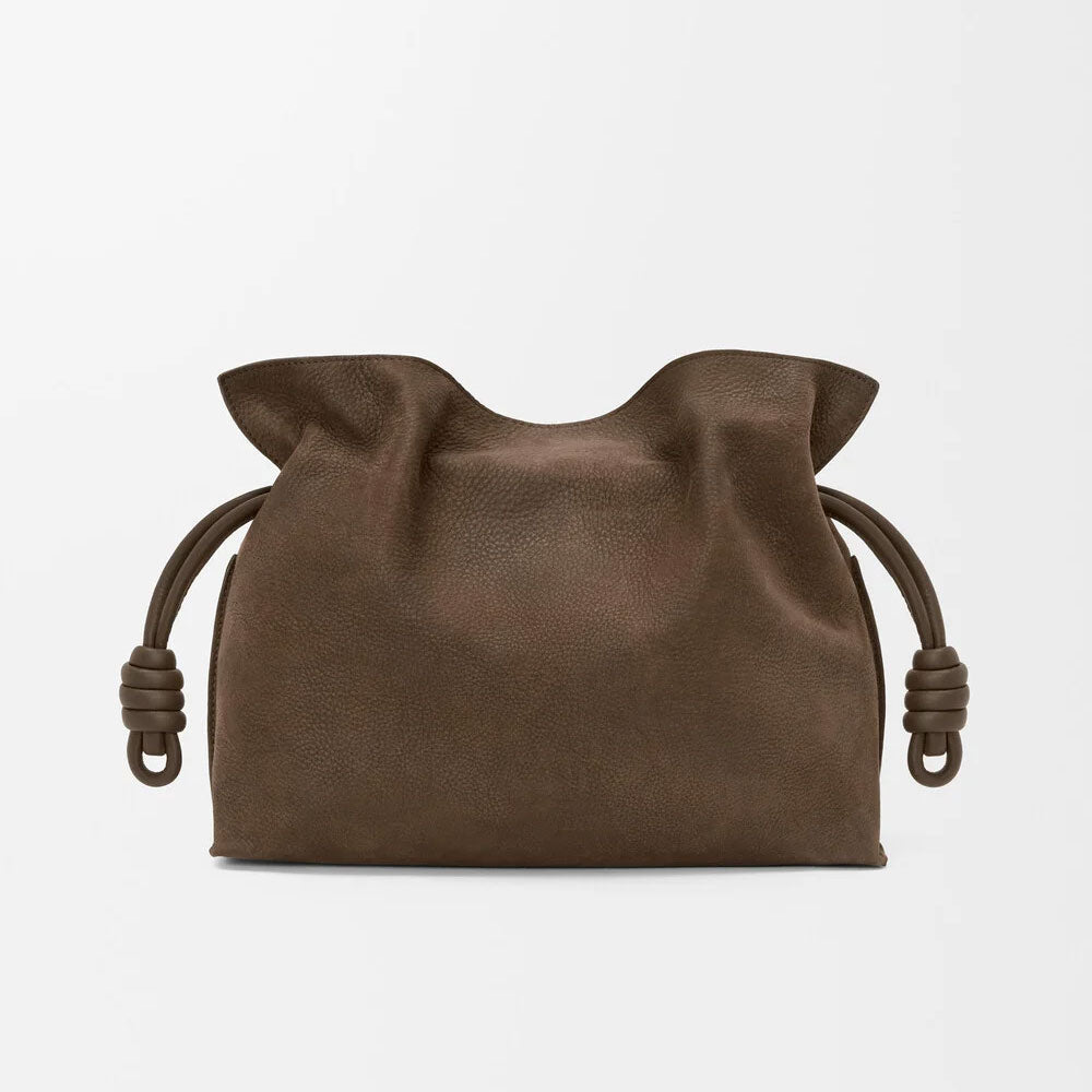 Grained Nubuck Flamenco Clutch Bag - VVISN