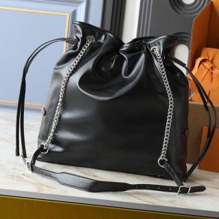 Lambskin Leather 2 - in - 1 Hobo Backpack - VVISN