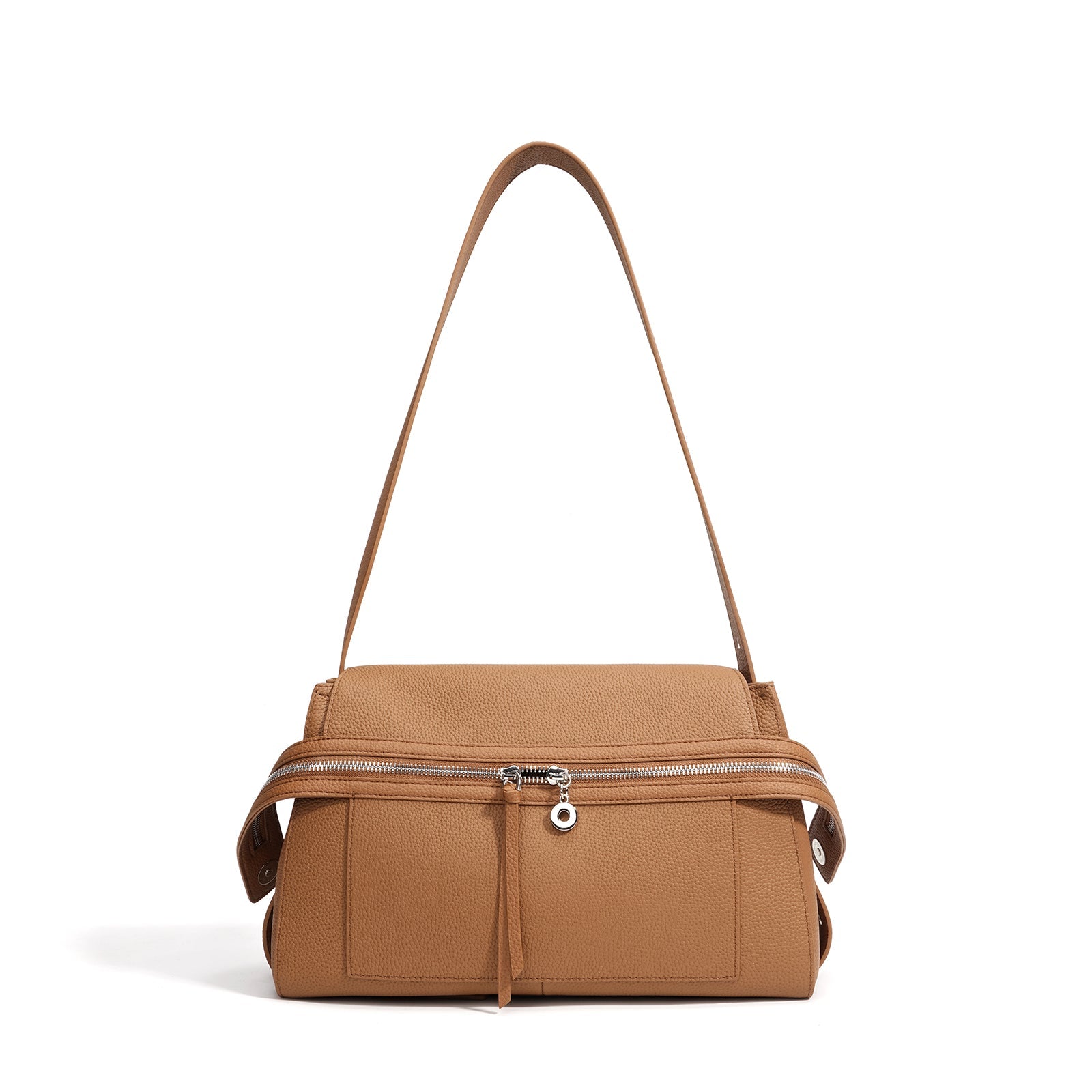 Large Leather Commuter Tote Handbag - VVISN