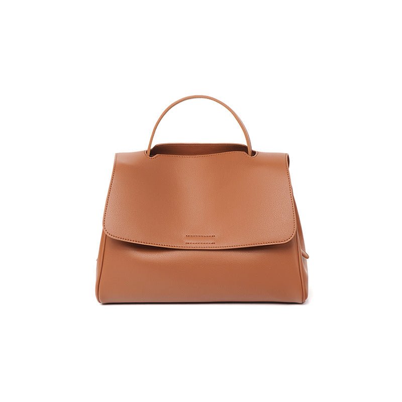 Large Pebbled Leather Commuter Tote - VVISN