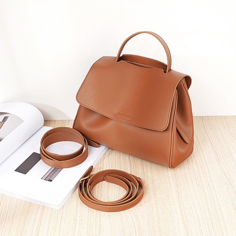 Large Pebbled Leather Commuter Tote - VVISN