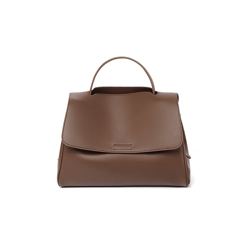Large Pebbled Leather Commuter Tote - VVISN