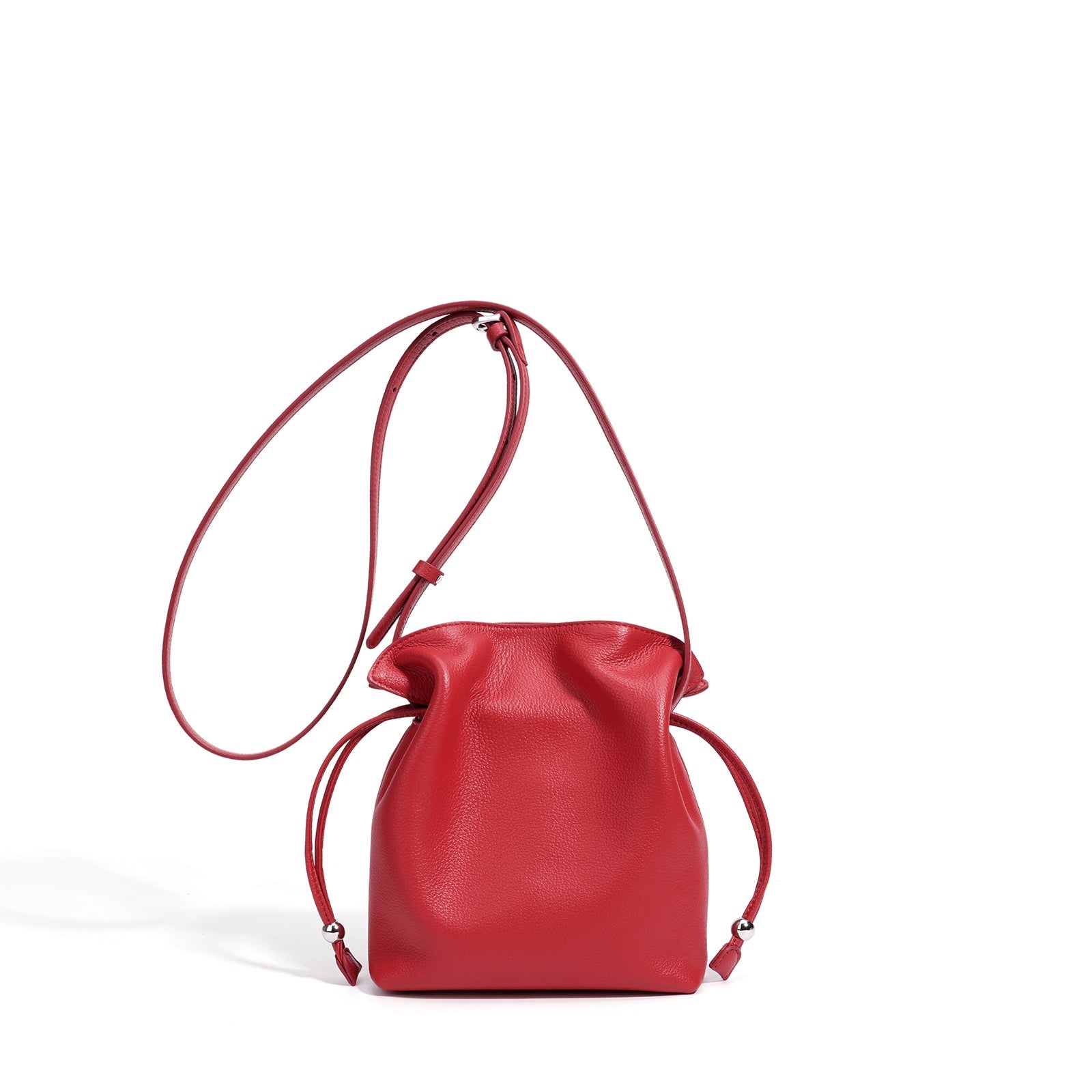 Lightweight Leather Crossbody Bag - VVISN
