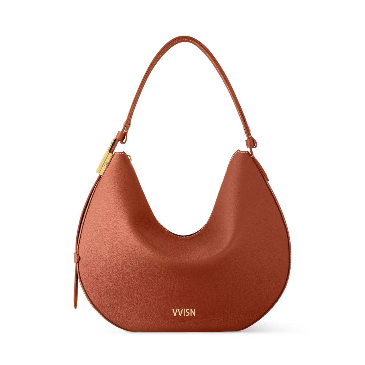Low Key Cookie MM Hobo Bag Cognac - VVISN