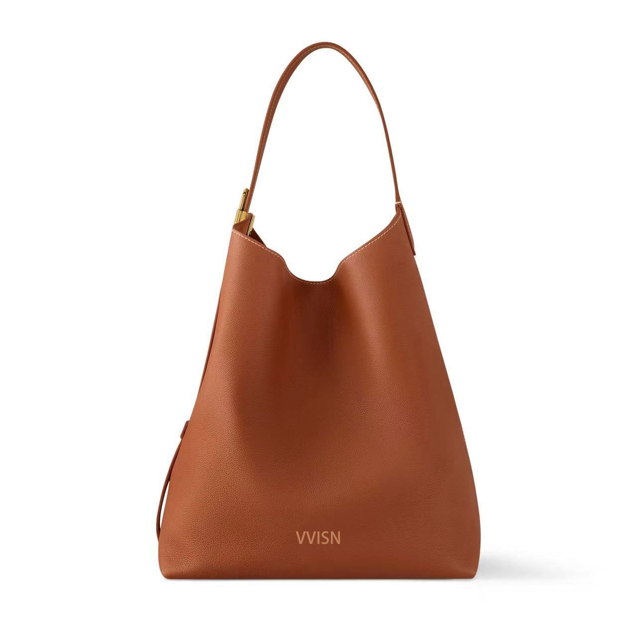 Low Key Hobo MM Handbag Cognac Brown - VVISN