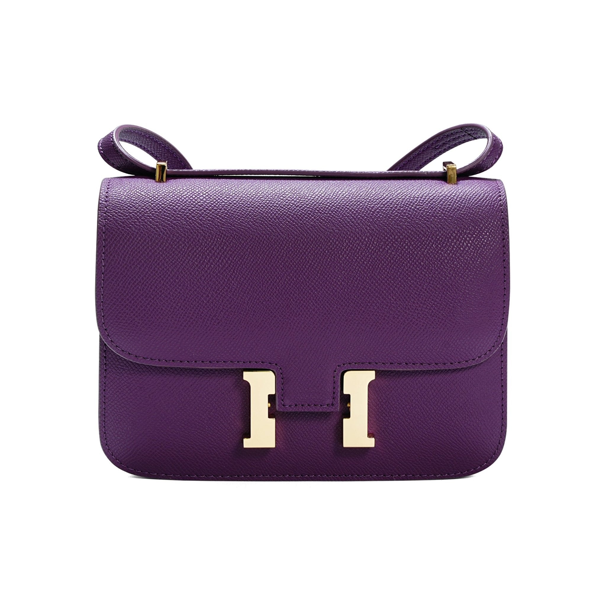 Luxury Palm Print Leather Square Bag - VVISN