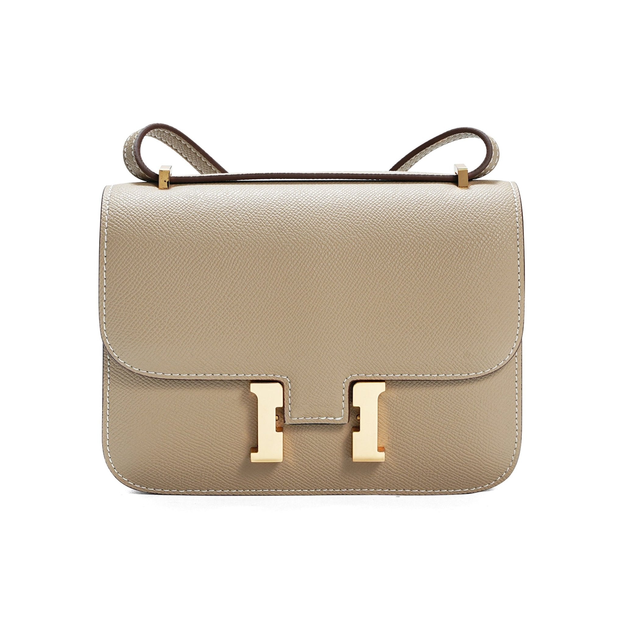Luxury Palm Print Leather Square Bag - VVISN