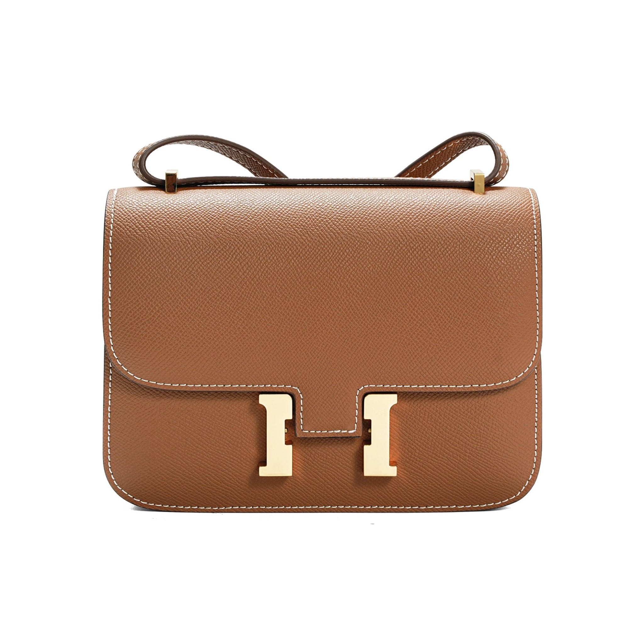 Luxury Palm Print Leather Square Bag - VVISN