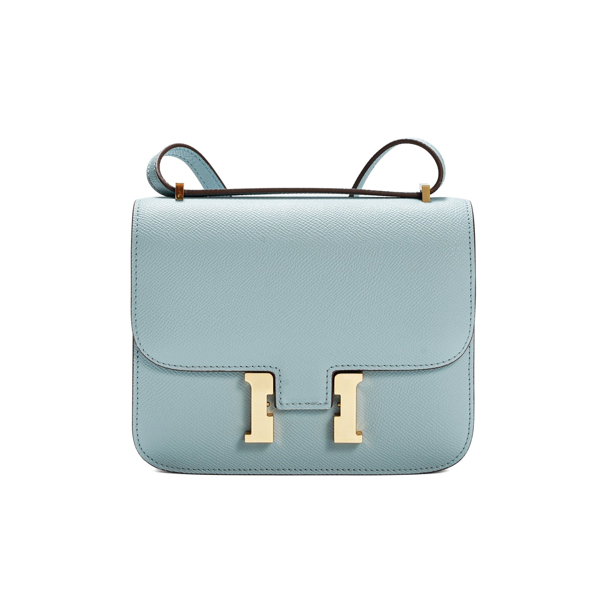 Luxury Palm Print Leather Square Bag - VVISN