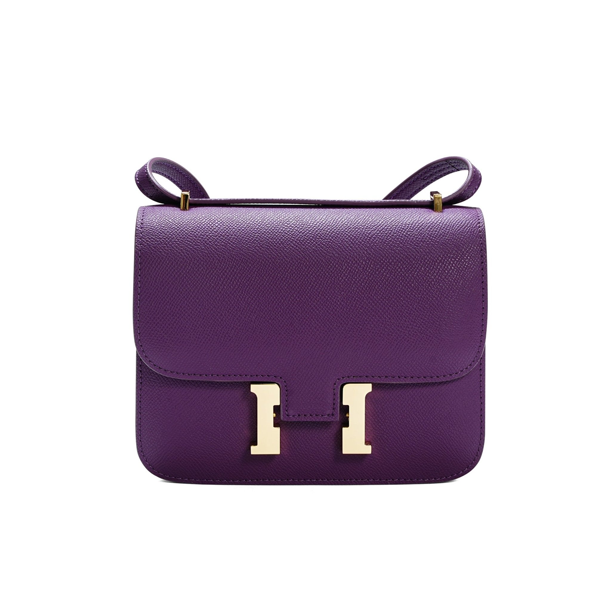 Luxury Palm Print Leather Square Bag - VVISN