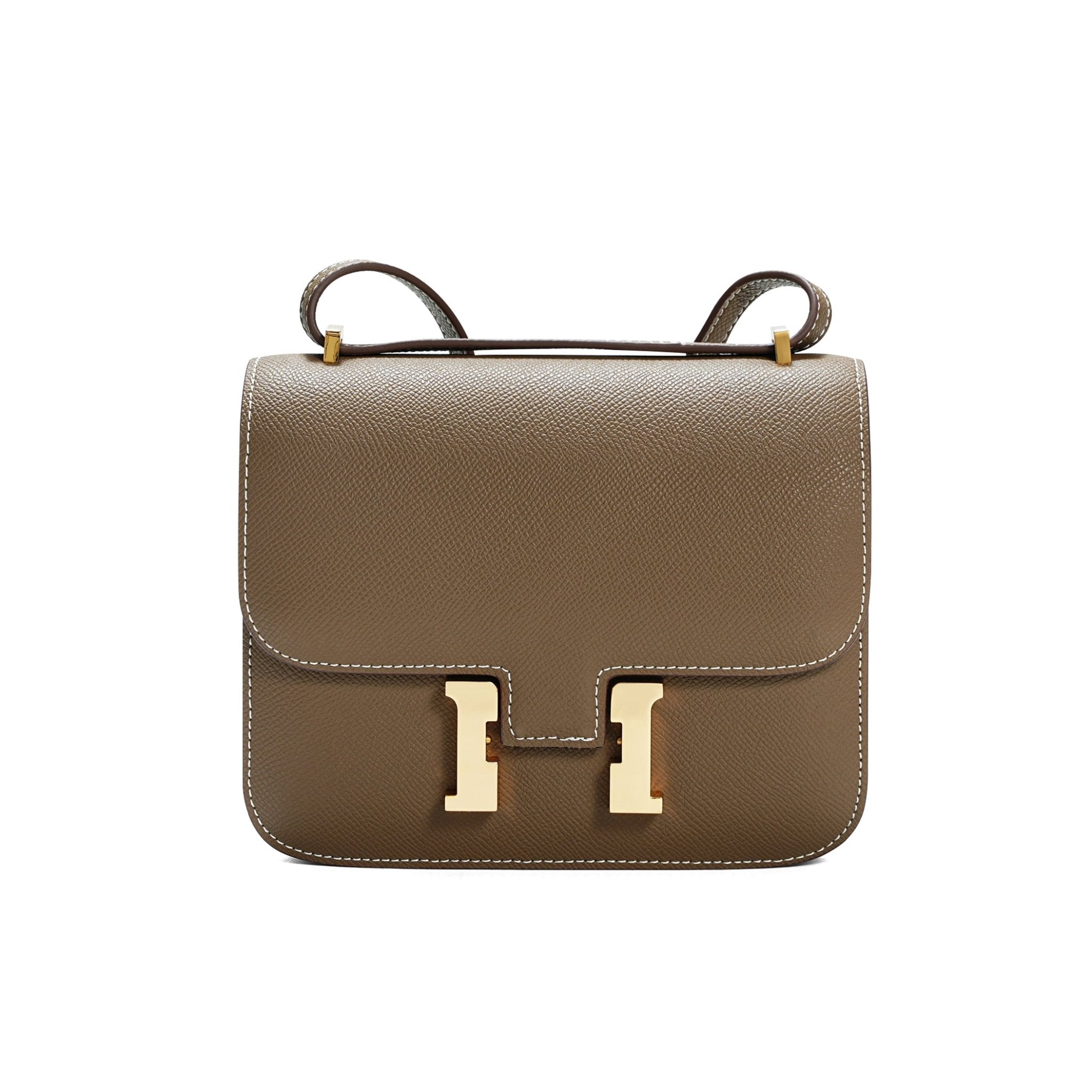 Luxury Palm Print Leather Square Bag - VVISN