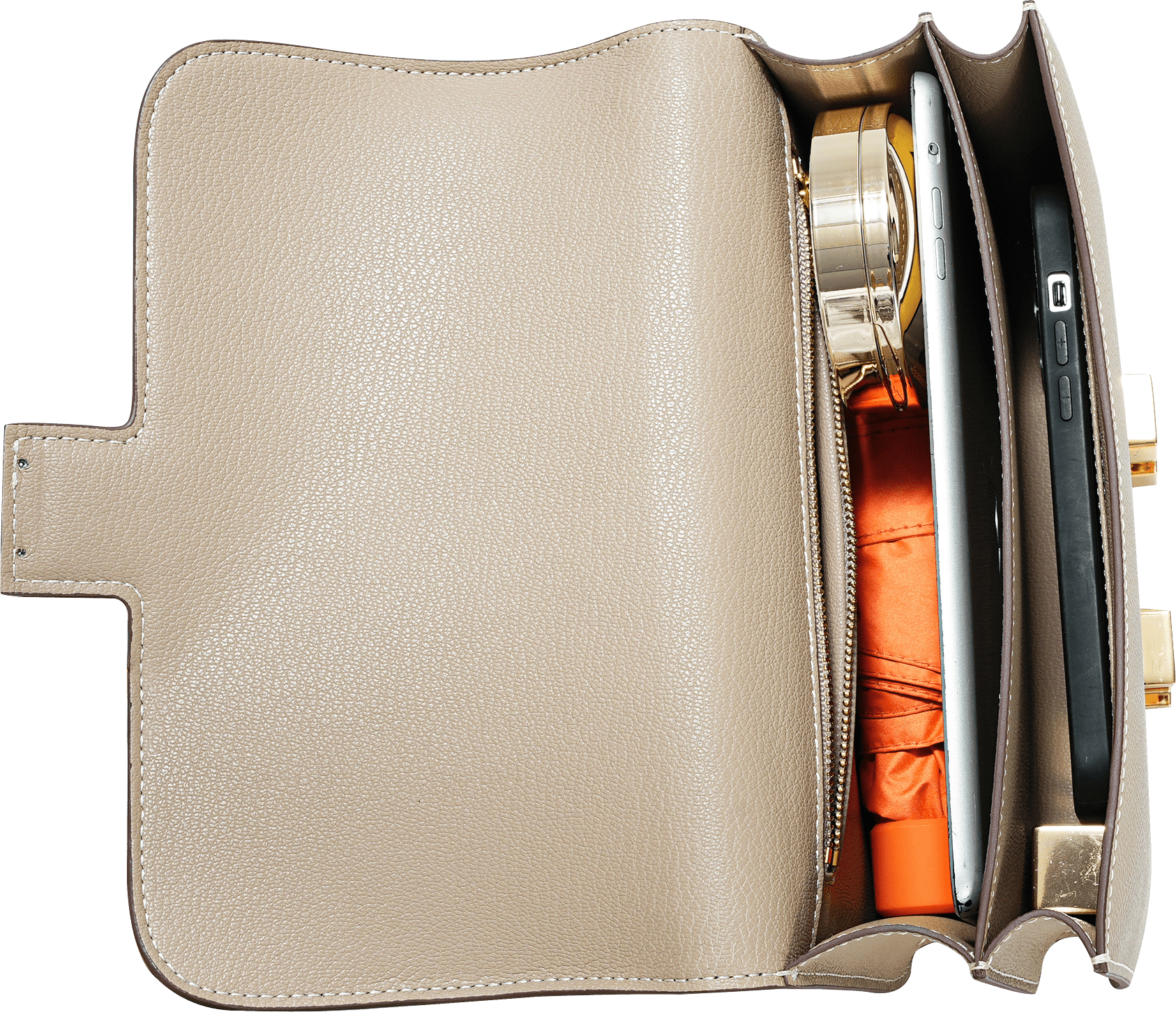 Luxury Palm Print Leather Square Bag - VVISN