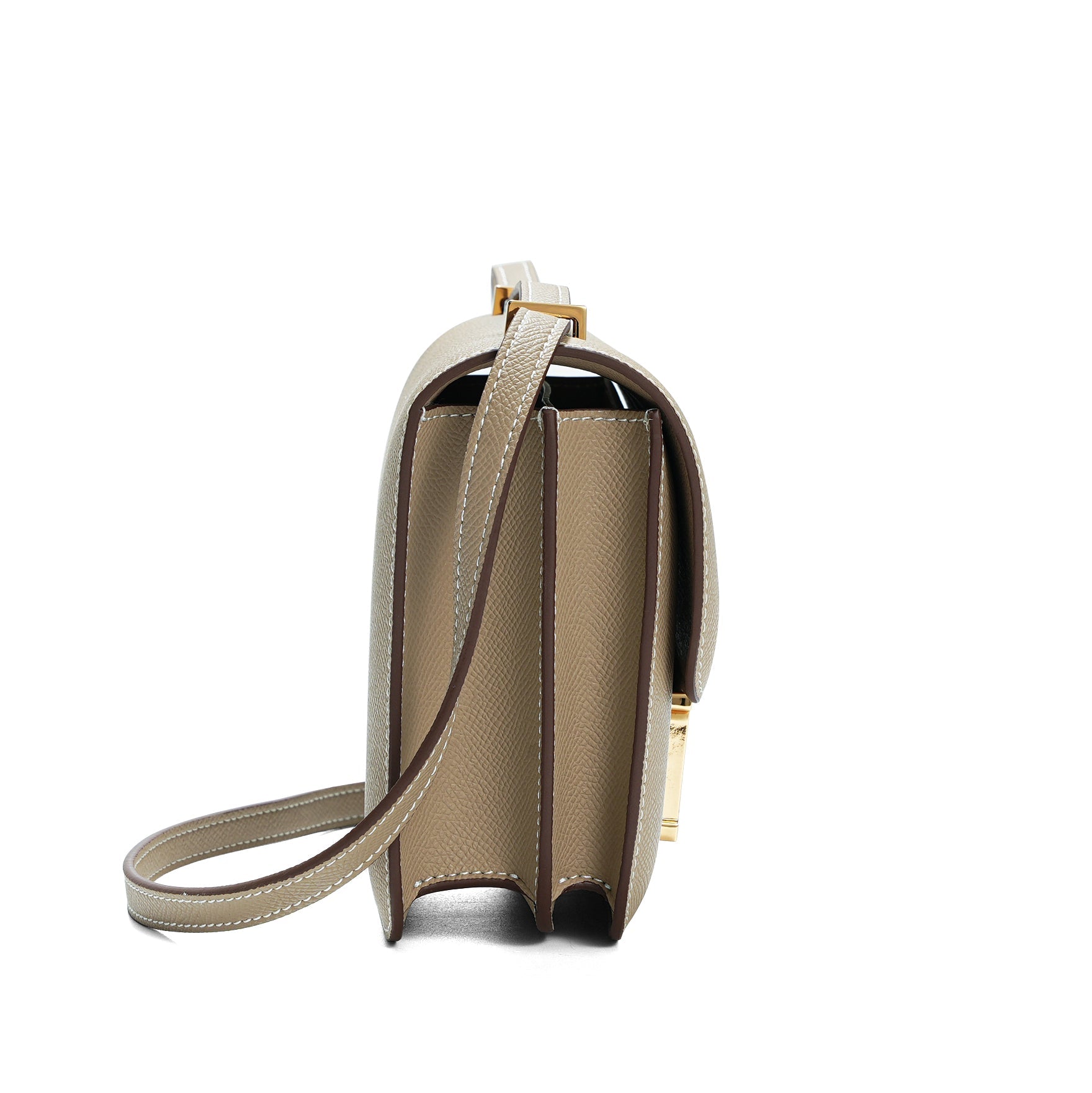 Luxury Palm Print Leather Square Bag - VVISN