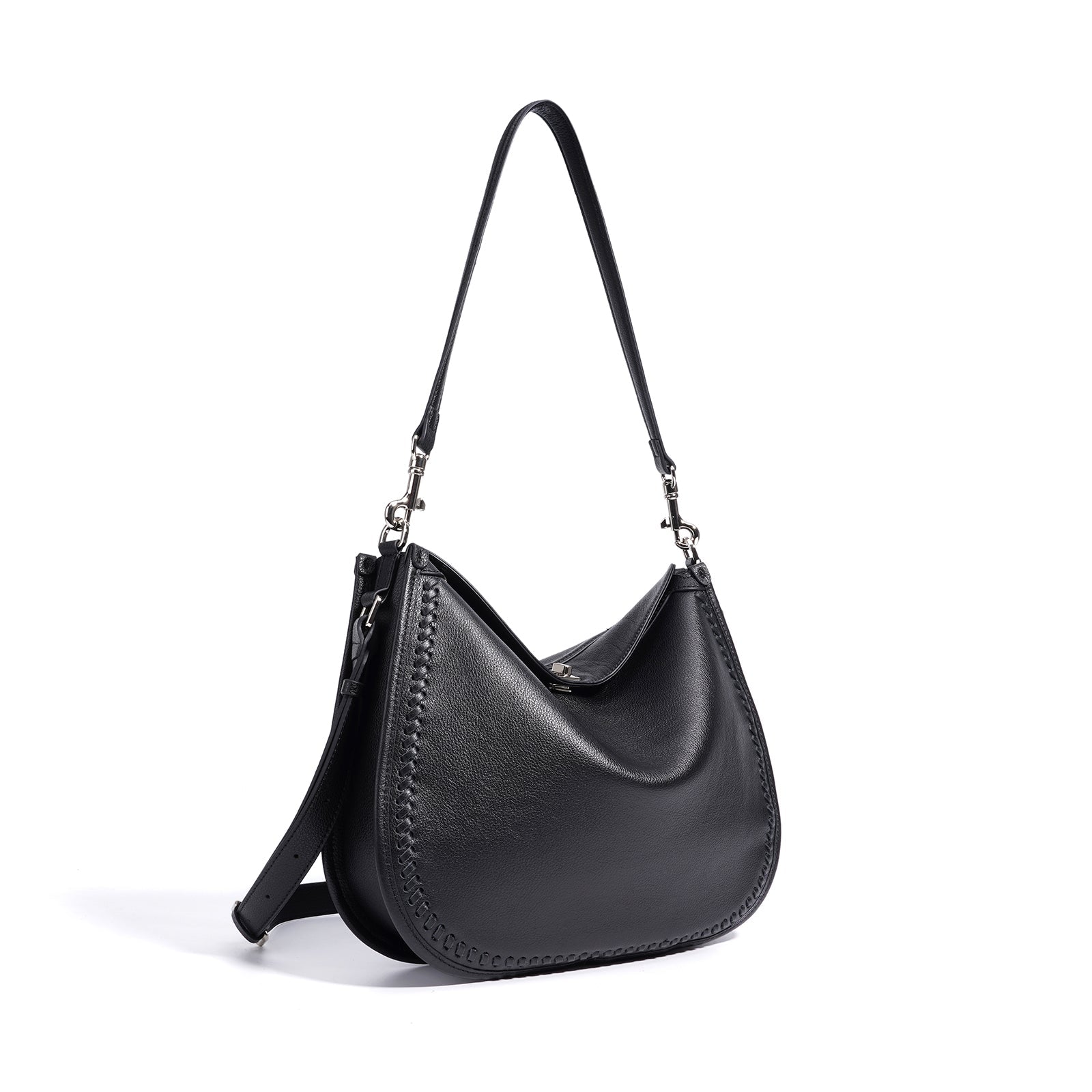 Luxury Structured Leather Work Tote - VVISN