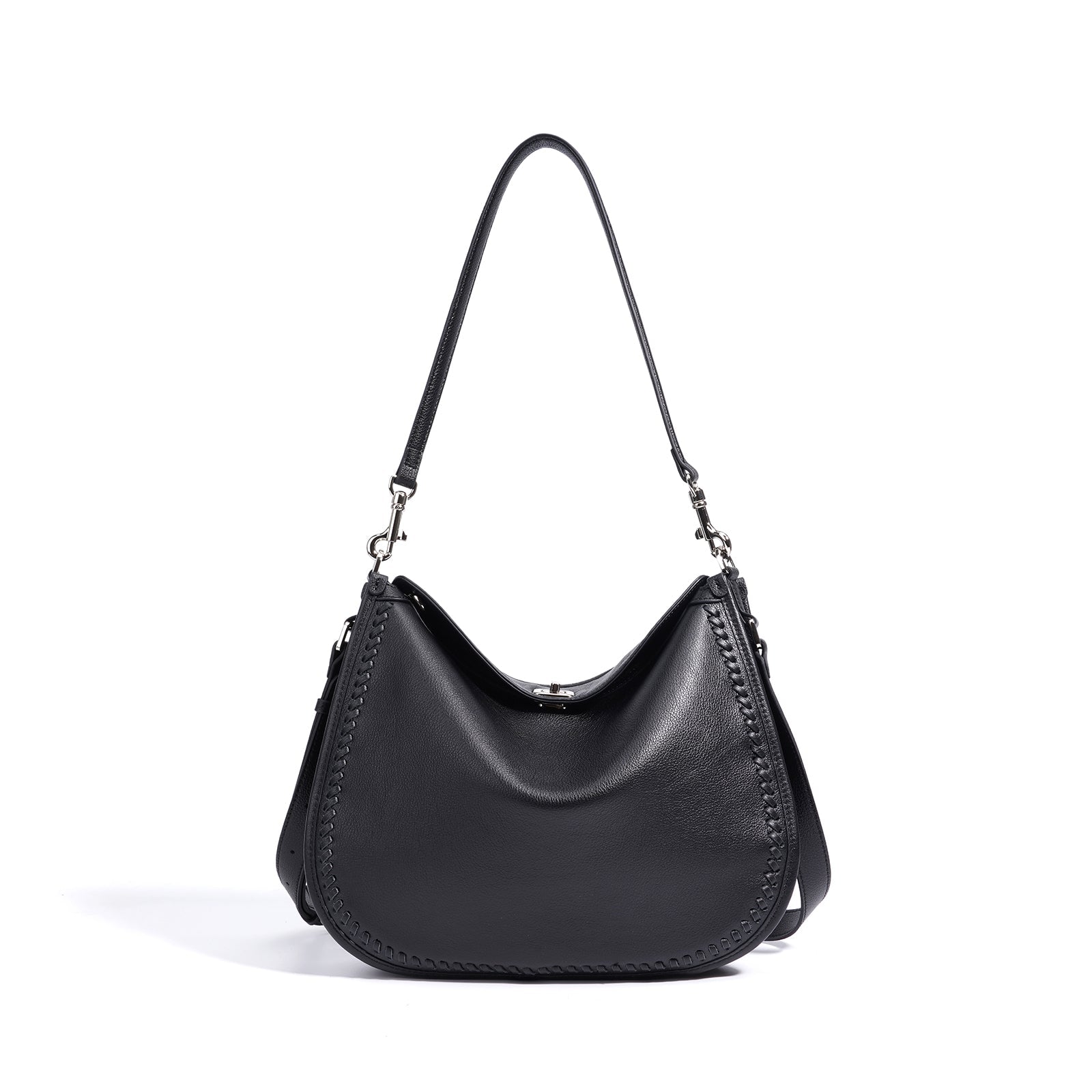 Luxury Structured Leather Work Tote - VVISN